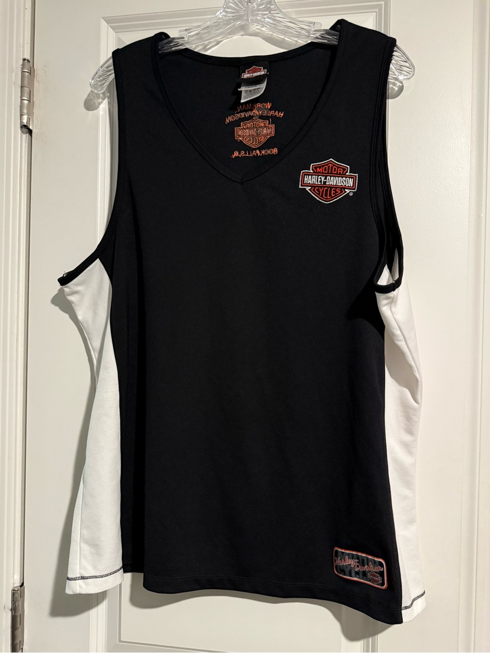 Harley-Davidson Boys' Black & White Muscle Tank Top